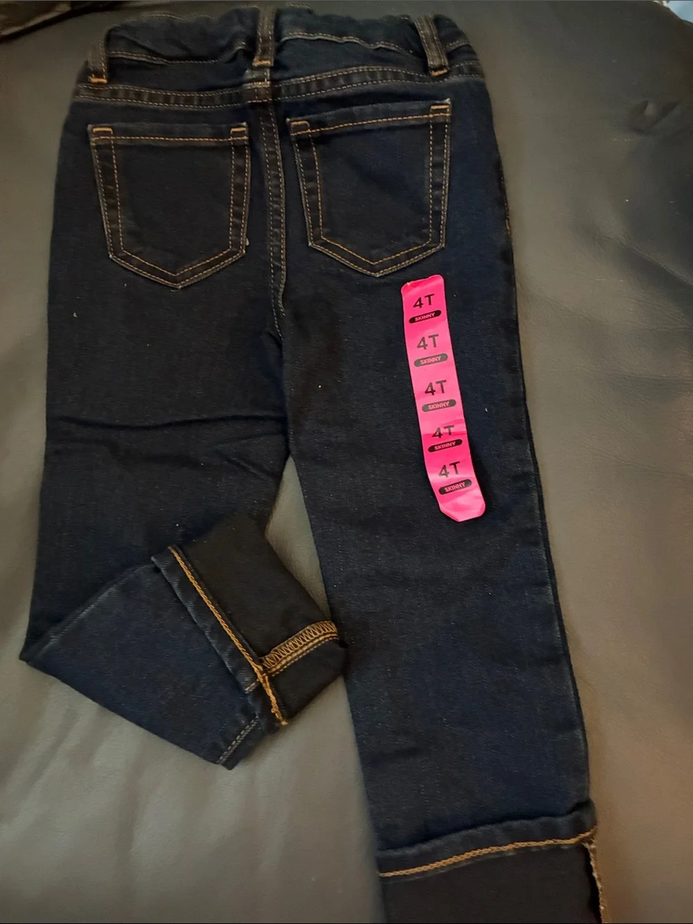 NWOT The Children's Place Girl’s Dark Blue Super Skinny Jeans